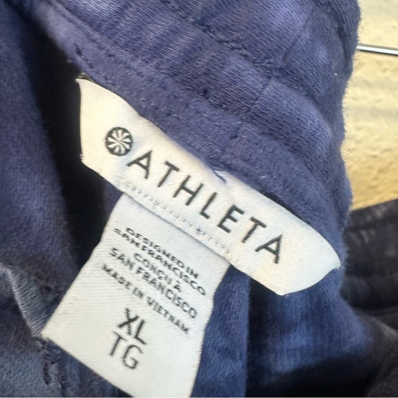 Athleta Farallon Jogger Blue Tie Dye Women’s XL 216 - Picture 3 of 5